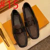 68model Mens Business Designer Shoes Shoes Fashion Slip Slip on Leather Shoes Men Plus 45 Point Toe أحذية رسمية غير رسمية أحذية زفاف الحجم 38-46