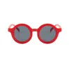 2024 Nieuwe ronde frame zonnebrillen snoepkleuren zonnebril kinderen reizen waterdichte strand zonnebril