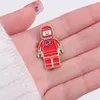 Broschen Cartoon Red Roboter Emaille Pins süßer Raum Astronaut Broschen Metallabzeichen Custom Revers -Huthut -Bag Schmuckzubehör Geschenke