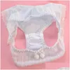 Bras Sets Cute Lolita Lace Bra i majtki ustawione japońską uczennicę Kawaii bielizna wygodna bolesne stringi dla kobiet Drop d dhwwy