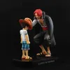 Action Toy Figures Hot 18 cm One Piece Anime Figura quattro imperatori Shanks Paglie Cappello Luffy Action Figure Collection Boys Kid Statue Modello Toys Gift Y240514