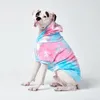 Designer de luxo Pet Roupos Camisa de cachorro Triângulo Triângulo Impressão de cachorro Capuz de gato Pullover quente Capuz de malha Schnauzezer Pet Jackets French Bulldog flamingo floral flamingo