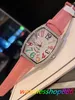 Top 3A Genève groupe de luxe de luxe Femmes Quartz Watch Barrel Type Mueller Color Dreams Set With Diamonds Noble Fashion Watch Franck Muller Exquis Black Famous Mark