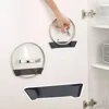Armazenamento de cozinha Plástico à prova de óleo Plástico Ponto de tampa montada na parede Organizador do rack de utensílios pendurados