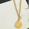 Collane designer Lettera di marca Ciondolo 18K Gold Gold in acciaio inossidabile Collana Catena di pendenti per i gioielli da sposa da donna con voga
