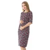 Listrado roupas para grávidas vestidos de maternidade roupas de gravidez para mulheres grávidas vestidos de amamentação 240513