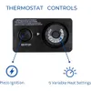 ProCom ML100TBABV Propane Propane Gas Blue Flame Space Space With Thermostat Control pour une utilisation à domicile et au bureau - 10 000 BTU Champres jusqu'à 500 pieds carrés