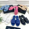 7 kleur kanaal slippers sandalen 2024new loafer pool casual schoen flat man mule dames sexy schuifregelaars meisje zomer strand luxe ontwerper schuifhoens maat 35-41 sandale cadeau