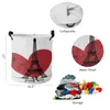 Laundry Bags Love Paris Tower Foldable Basket Large Capacity Hamper Clothes Storage Organizer Kid Toy Sundries Bag
