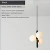 Nordic Pendant Light Glass Ball Planet Gold Art Creative Hanging Lighting Living Modern Restaurant Bar Bedroom Bedside Deco Lampe