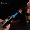 Forme de balle métallique Torche en vent plus légère rechargeable Refilable Butane Jet Flame Cigar Light Joban 596