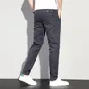 Pantalon masculin coton coton homme entreprise slim fit coréen de travail coréen cargo contrafait décontracté vêtements de marque masculine plus taille