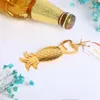 Party Favor 20pcs Gold Tropical Pineapple Bottle Opender Beach Bridal Wedding