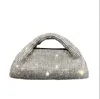 Luxury Shiny Rhinestone Clutch Bags Women Designer Trending Boutique Folds Crystal Pures Handväskor Bröllopspåsar för flickor Party Cluth Wallet