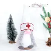 Gnome Christmas Brassements en peluche infirmière infirmière suédoise Santa de Noël décor de vacances à la maison décoration 1011 ation