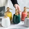 Liquid Soap Dispenser Simple Ceramic Lotion BottlePortable Press Bottle Body Soap/Shampoo/Face Wash/Dispenser Bottle Bathroom toalettetriessend a