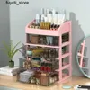 Förvaringslådor BINS KOSMETIK LAGRING BOX DRACKER Makeup Box Makeup Brush Holder Jewelry Lipstick Skin Care Cosmetics Lagring Organiser S24513