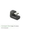Горячая распродажа 180 градусов правого угла USB 3.1 Type C Мужчина-USB-C Адаптер конвертеров для смартфона для Samsung Xiaomi Huawei