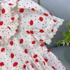 Top pour bébé Robe Broidered Lace Collar Girl Jupe Taille 100-160 MOSHAMME MODE DES ENFANTS CHANGE