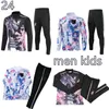 24 25 Japan Nya män Kids Football Tracksuits Half Pull Training Suit Isagi Atom Tsubasa Minno Asano Doan Kubo Ito 2024 Japan Soccer Sportwear Set