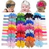 Akcesoria do włosów 10 Baby Girl Headbands 3-calowe Grosgrain Ribbons Hair Bow Bow Bow Baby Baby Infants Dzieci i małe dzieci D240513