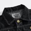 DiMusi Spring Autumn Vintage Design Mens denim Vest Male Black Sleeveless Jackets Men Hole Jeans Brand Waistcoat 6xlya566 240509
