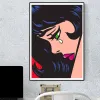 OMGレトロコミックポップポスターとプリントコミック絵文字キャンバス絵画壁アート画像リビングルームの家の装飾
