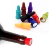 Wine Stoppers Silicone réutilisable Sparkling Beverage Bottle Sceller Silicone Wine Bottle Stopper Couches avec poignée pour garder le vin champagne frais 8 couleurs