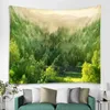 Tapisseries belles paysages forestiers artistes rideaux de couverture suspendus dans la chambre à coucher une tapisserie décorative