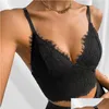 BHS-Sets sexy Mesh Kleid Stahl Ring Spitzenausschnitt Cross Slips Kostüm Brust Anti-Sagging Unterwäsche weibliche Dessous Streetstyle Dro Dhand