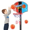 Toddler Adjustable Basketball Hoop 52-115cm Stand Rack For Kids Baby Outdoor Ball Ball Sport Backboard Rim Shoot Children Toy 240514