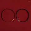 Armreif Fashion handgefertigtes Glückspaar Armbänder rot String Chinesische Stil Verstellbarer Freundschaft Schmuckzubehör Geschenke