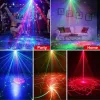 RGB LEDライトステージDJパーティーレーザーライトプロジェクターライトストロボパーティークラブホームホリデーデコレーションランプパーティーランプ