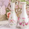 VASES HOME DECORATIVE VASE 2レトロボウローズセラミックスモールデスクトップ装飾