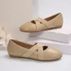 캐주얼 신발 둥근 발가락 발레 아파트 봄/가을 성인 숙녀 판매 2024 슬립 온 얕은 간결한 Sapatos Rasos