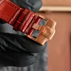 Diamond Mens Watch Mouvement mécanique automatique Montres de 42 mm Brotte en cuir saphir Classic Wristwatch Montre de Luxe