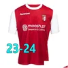 Jerseys de football 23 24 SC Braga Mens Bruma Abel Ruiz Andre Horta A. Djalo Mendes Rony Lopes R. Pizzi Home Red Football Shirts 2023 Camis Otg5e