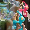 Bulles Bubbles Automatic Bubble Gun Toys Machine Summer Summer Outdoor Party Play Toy for Kids Birthday Surprise Gifts for Water Park 240513