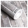 Window Stickers Extra Thick Wall PVC Self-Adhesive Wallpaper Waterproof Antique Brick Pattern Renovation Decoration Film