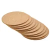 Bord Mattor 10st Natural Cork Coasters Square Mat Wine Drink Coffee Te Cup Pad Sheet For Home Office Kitchen