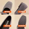 Casual Shoes Women's Feel Mary Janes Square Toe Ballet Flats för kvinnligt modebuckband Lamer Spring Autumn Women