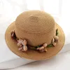 Sunshade kobiety letnia kapelusz koreańska wersja wieńca słonecznego plaża na zewnątrz płaski hat filtra filtra składana słomka.