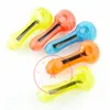 Mini Colorful Art Smoking Pipes en verre portable Portable Handmade Herb Herb Tobacco Filtre Spoon Bowl Innovative Pocket Pocket Cigarette Dhl