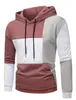 Heren Hoodies Sweatshirts Mens Hooded kleurrijke blok Zaksporten en buitenstraatkleding Koel en casual lente/zomer kleding sweatshirtl2405