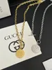 Luxury 18k Gold-Plated 925 Silver Plated Item Designers Classic Circular Pendant Vintage Necklace Charming Womens High-Quality Necklace With Box Birthday Party