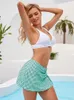 Swimwear Women 2024 Sexy Polka Dot Print Bikini Deux pièces de maillot de bain Femme Set Bathing Trssolging Skirt nageur pour