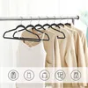 Hangers 10PCS Velvet Non-Slip Clothes 45CM Space Saving Ultra Slim Hanger For Coat Pants Dress Wardrobe Storage Adult Magic Rack