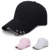 Ball Caps Womens Hip Hop Kpop Buckle Baseball Hat Solie Color Band Ring Sports Dance voyage Amourat papa