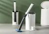 SdarisB Wegwerp Toiletwand Reinigingsborstel Toiletborstelhouder met reinigingssysteem voor badkamer toilet en keuken schoon 2009239358278