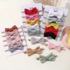 Hair Accessories 5Pcs/Set Fashion Classic Solid Color Bow Headband Set Baby Girl Hair Decorate Cute Hair Band Kids Headgear Hair Accessories Gift